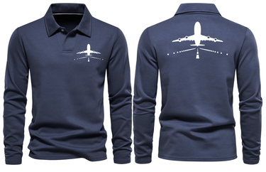 BOEING 747 LONG SLEEVE POLO